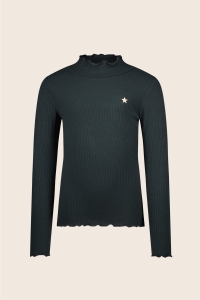 Like Flo rib longsleeve Eef antra (F508-5400-092)